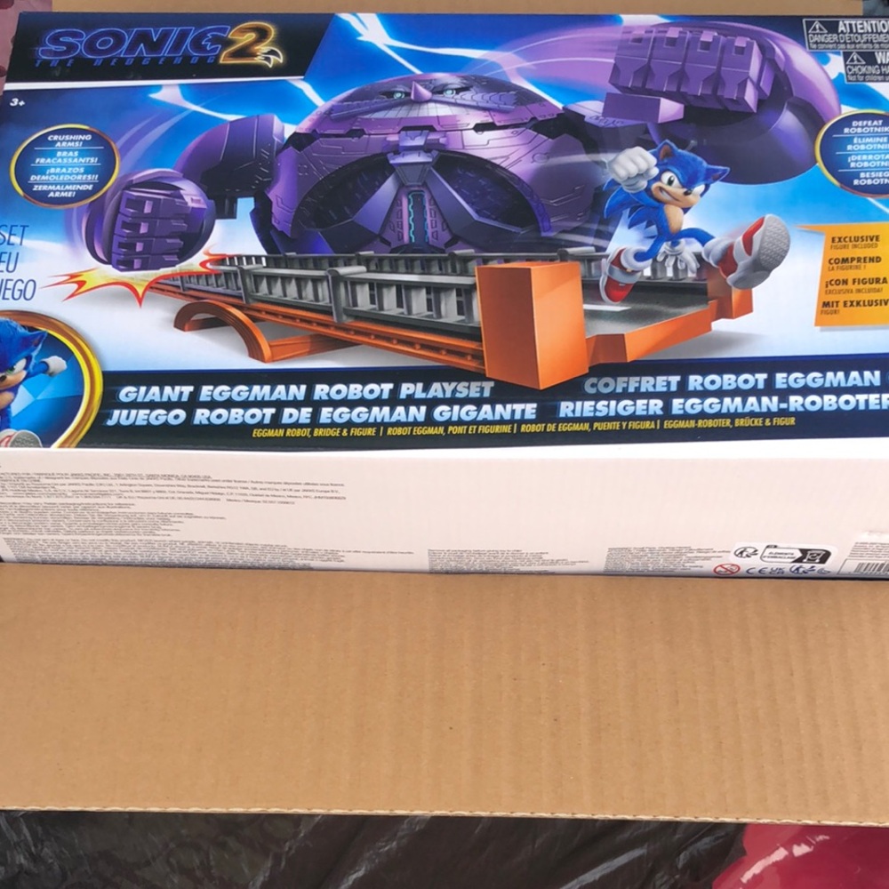 Giant Eggman Robot Playset - Purple and Orange